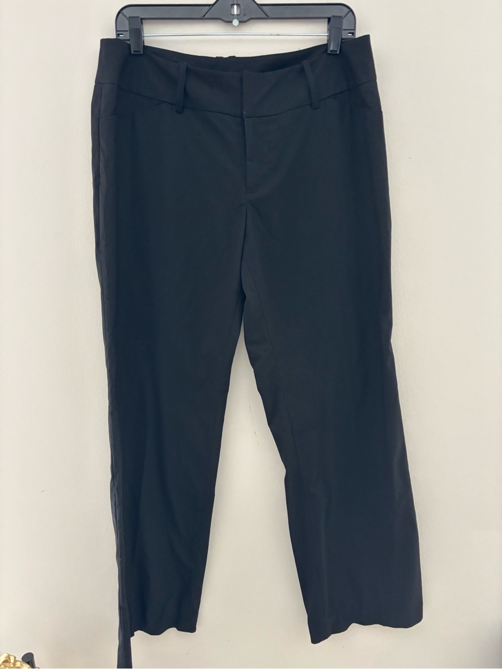 Mossimo Stretch Black Dress Pants | Women's Size 12 | Straight Leg Career Office
